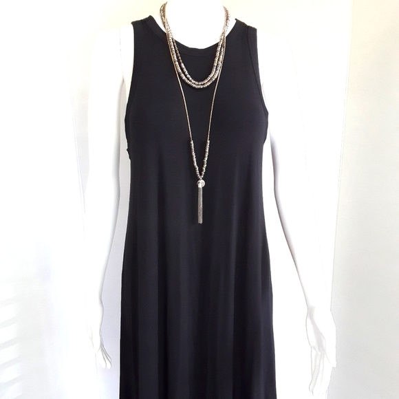 a new day Dresses & Skirts - A NEW DAY BLACK FLARE TANK DRESS SZ M